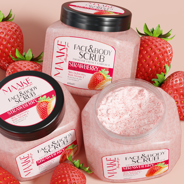 Strawberry Skin Glowing Face & Body Scrub