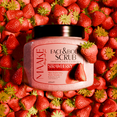 Strawberry Skin Glowing Face & Body Scrub